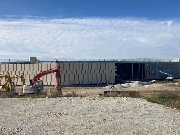 Co<em></em>nstruction on the Wind Creek Chicago Southland casino earier this month.