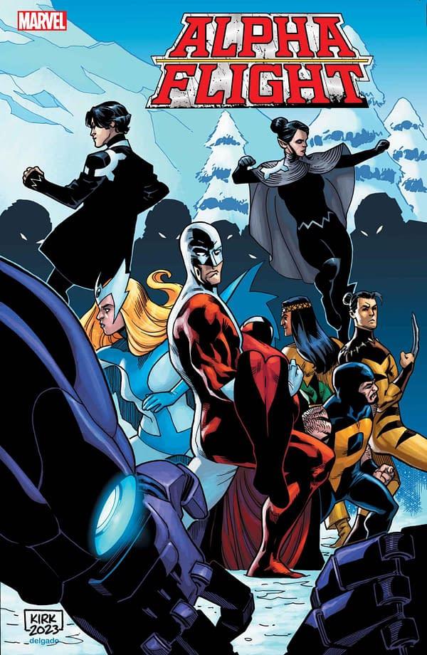 Cover image for ALPHA FLIGHT #4 LEonARD KIRK COVER