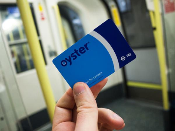 Blue oystercard.