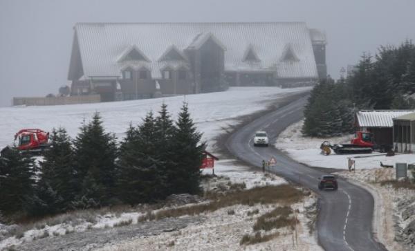 northern regions of England as a cold weather warning is in place 