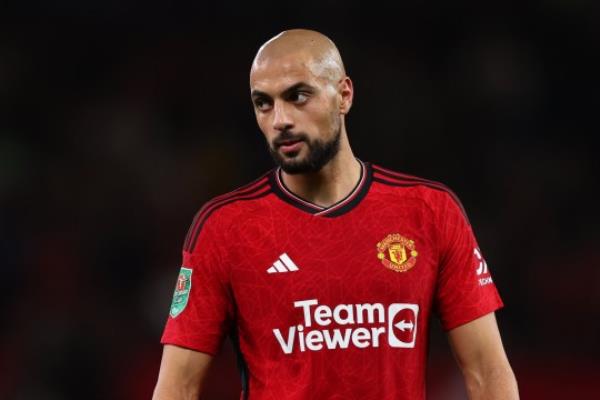 Manchester United midfielder Sofyan Amrabat