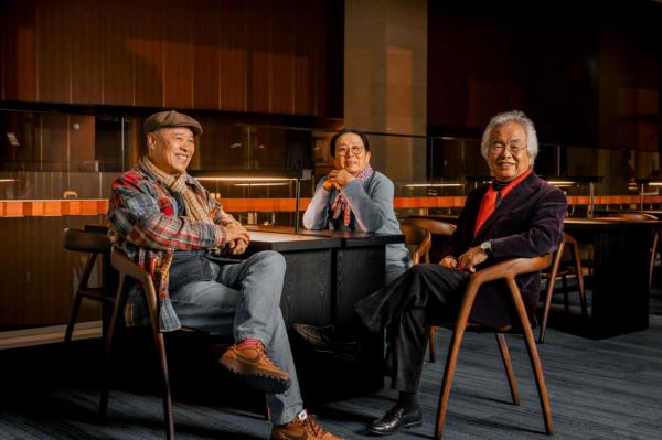 From left: Director Sohn Jin-chaek, master choreographer Guk Su-ho and composer- co<em></em>nductor Park Bum-hoon (Natio<em></em>nal Theater of Korea)