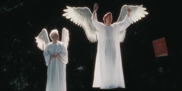 Good Omens 2 Michael Sheen and David Tennant as Aziraphale and Crowley 