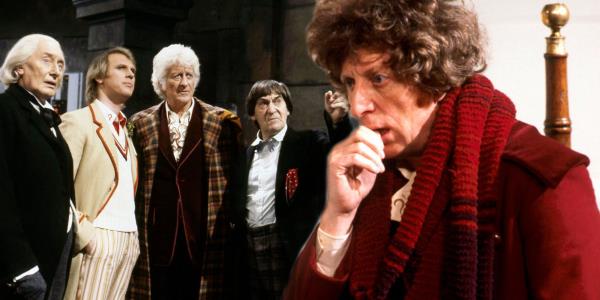 Doctor Who The Five Doctors Tom Baker Waxwork Promotio<em></em>nal Shoot