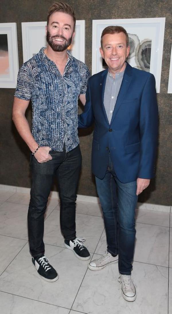 Director Karl Broderick and co-star Alan Hughes