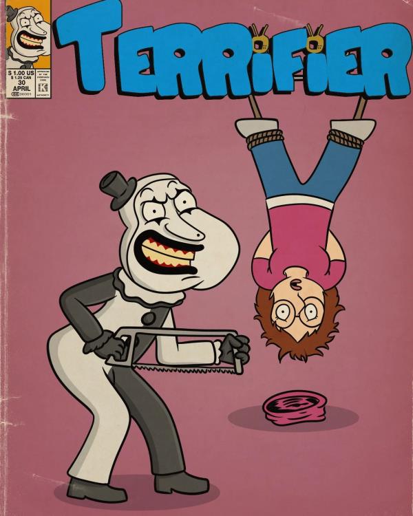 Family Guy Terrifier crossover art by Daniel Bj?rk
