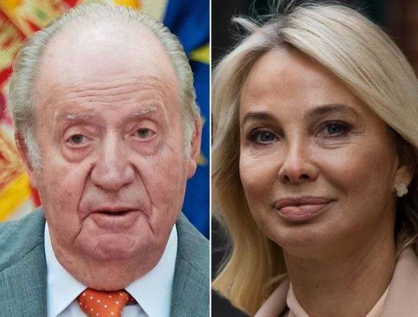 Former Spanish king Juan Carlos, left, asked a court to throw out a lawsuit brought by his ex-lover Corinna zu Sayn-Wittgenstein-Sayn, right.