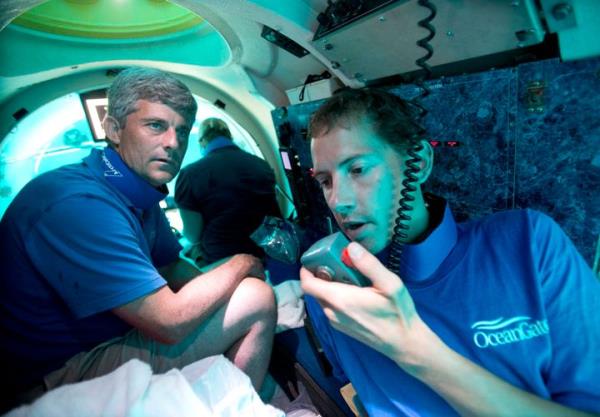 Karl Stanley (not pictured) warned OceanGate CEO Stockton Rush (left) a<em></em>bout the dangers of his sub.