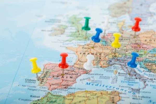 Pinned Travel Destinations