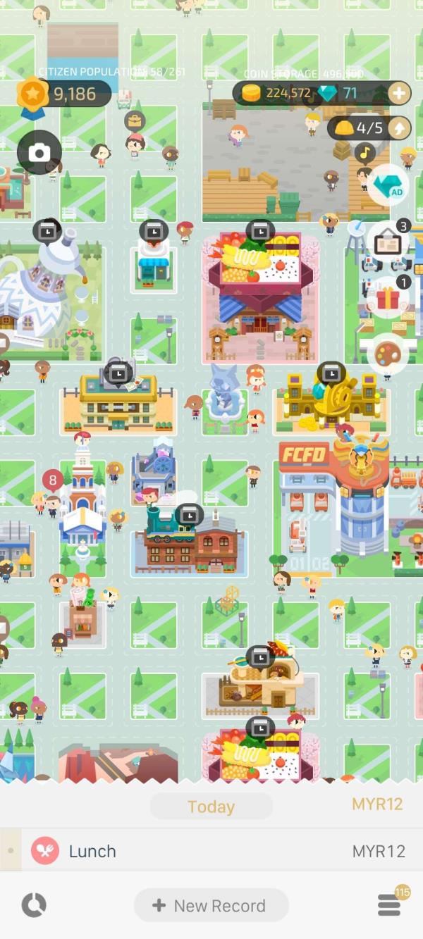 Fortune City gamifies your finances by transforming your daily spending into a city-building game.