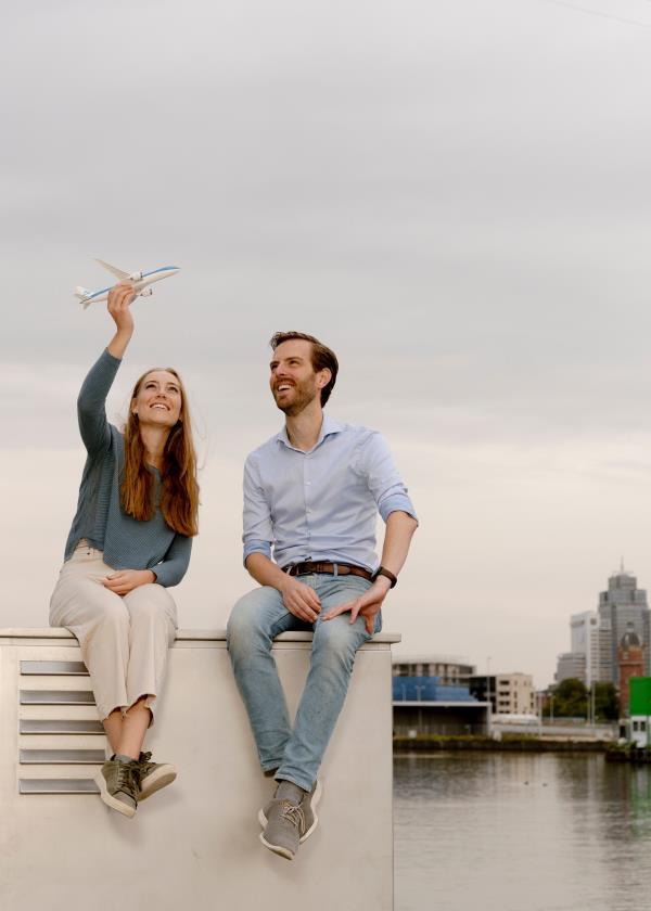 Aiir cofounders Miriam Huijser and Bart Vredebregt.
