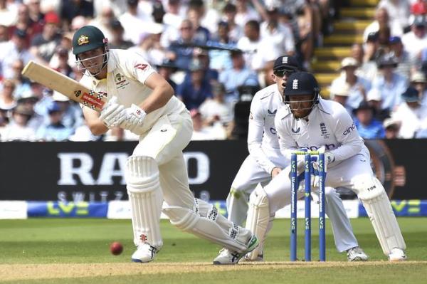 Cam Green during The Ashes earlier this year.