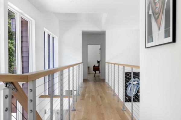 Interior of a hallway. 