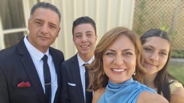 Daniel Mazzotta with his wife, Felicia