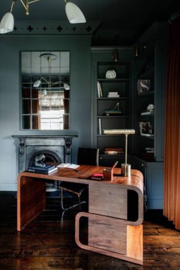 The study space in the family home.