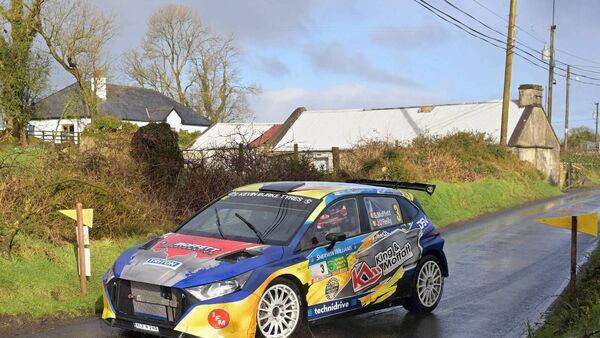 Sam Moffett leads from start to finish in Mayo Rally