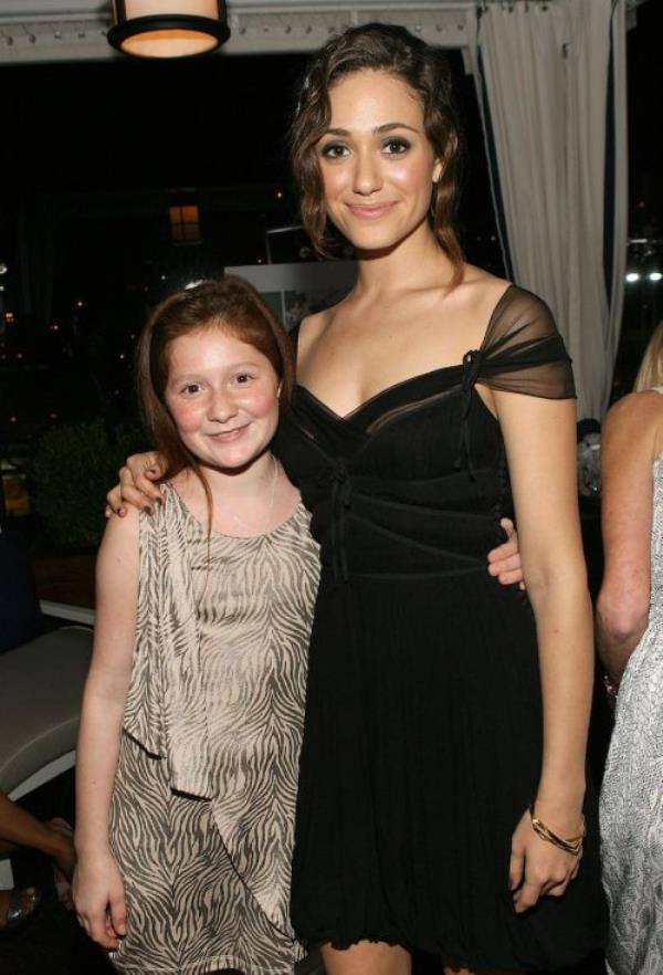 Emma Kenney and Emmy Rossum at the Los Angeles Co<em></em>nfidential and the Art of Elysium Celebration of the 2011 Emmys