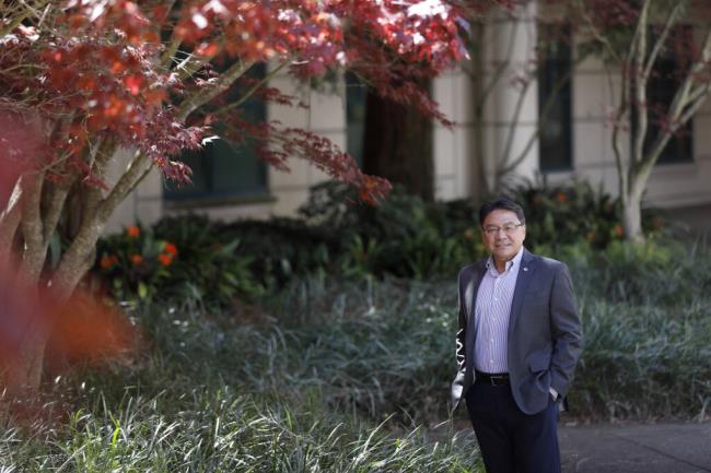 Mike Lee, the SSU interim president, at So<em></em>noma State University in Rohnert Park, Monday, April 10, 2023. (Beth Schlanker/The Press Democrat)