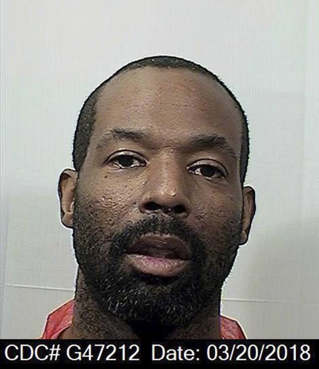 FILE - This photo released by the California Department of Corrections and Rehabilitation shows Napoleon Brown on March 20, 2018. Brown, the brother of the mayor of San Francisco, was resentenced to a shorter prison term Monday, July 24, 2023, for his role in the 2000 death of his girlfriend as she drove a getaway car over the Golden Gate Bridge following a robbery. (California Department of Corrections and Rehabilitation via AP, File)
