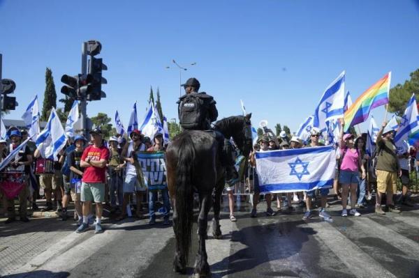 Israeli parliament takes first major step in Netanyahus co<em></em>ntentious overhaul