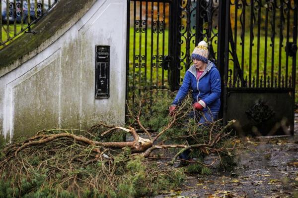 Storm Elin and Storm Fergus are predicted to bring gale force winds to parts of Ireland as Met Eireann issues a range of weather warnings for both Saturday and Sunday. (PA)