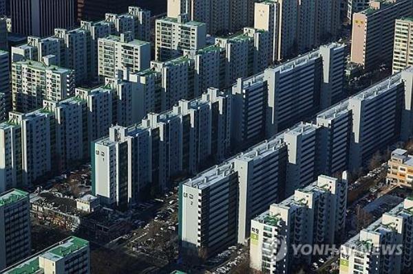 Apartment buildings in South Korea (Yonhap)