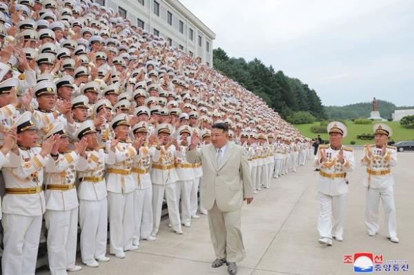 It comes amid defence drills by US, Japan, and South Korean military forces