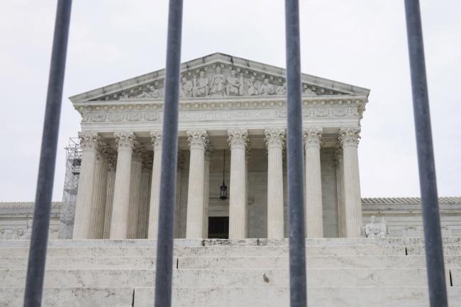 The U.S. Supreme Court is seen on Friday, June 30, 2023, in Washington. (AP Photo/Mariam Zuhaib)